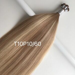 Seamless Genius Wefts: Color: T10P10/60 
Remy Hair Russian hair
Weight: 15g/pcs